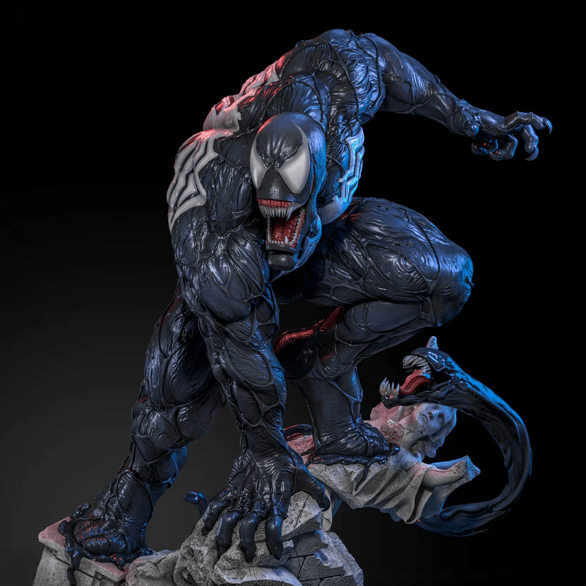 Embrace the Darkness: Venom STL Model from Marvel Comics!
