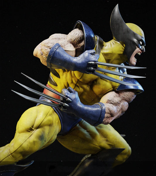 Wolverine - Logan | Pre-Supported High-Detail STL File for 3D Printing | Iconic Marvel Hero