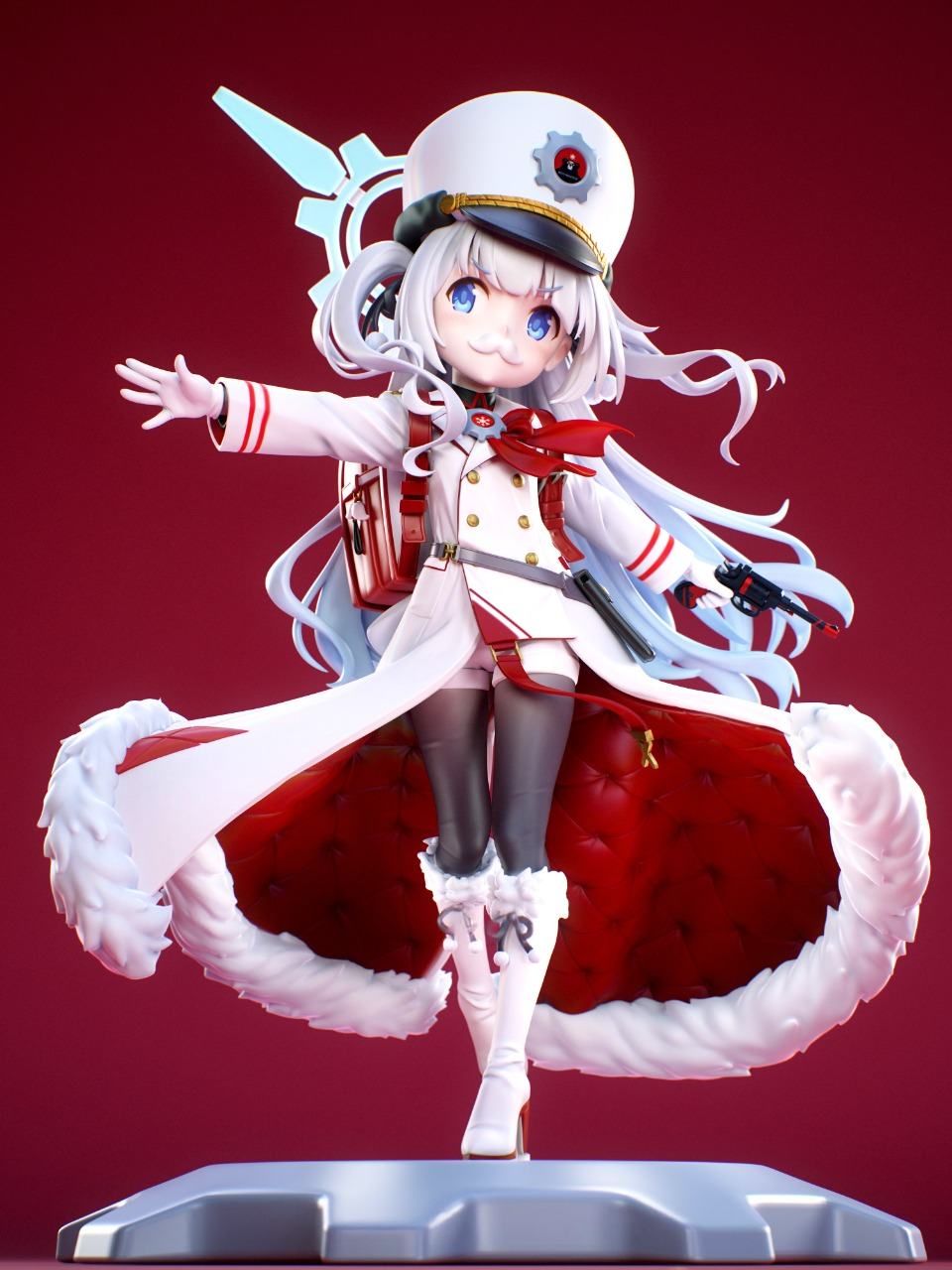Pre-Supported Cherino STL - Blue Archive Figure