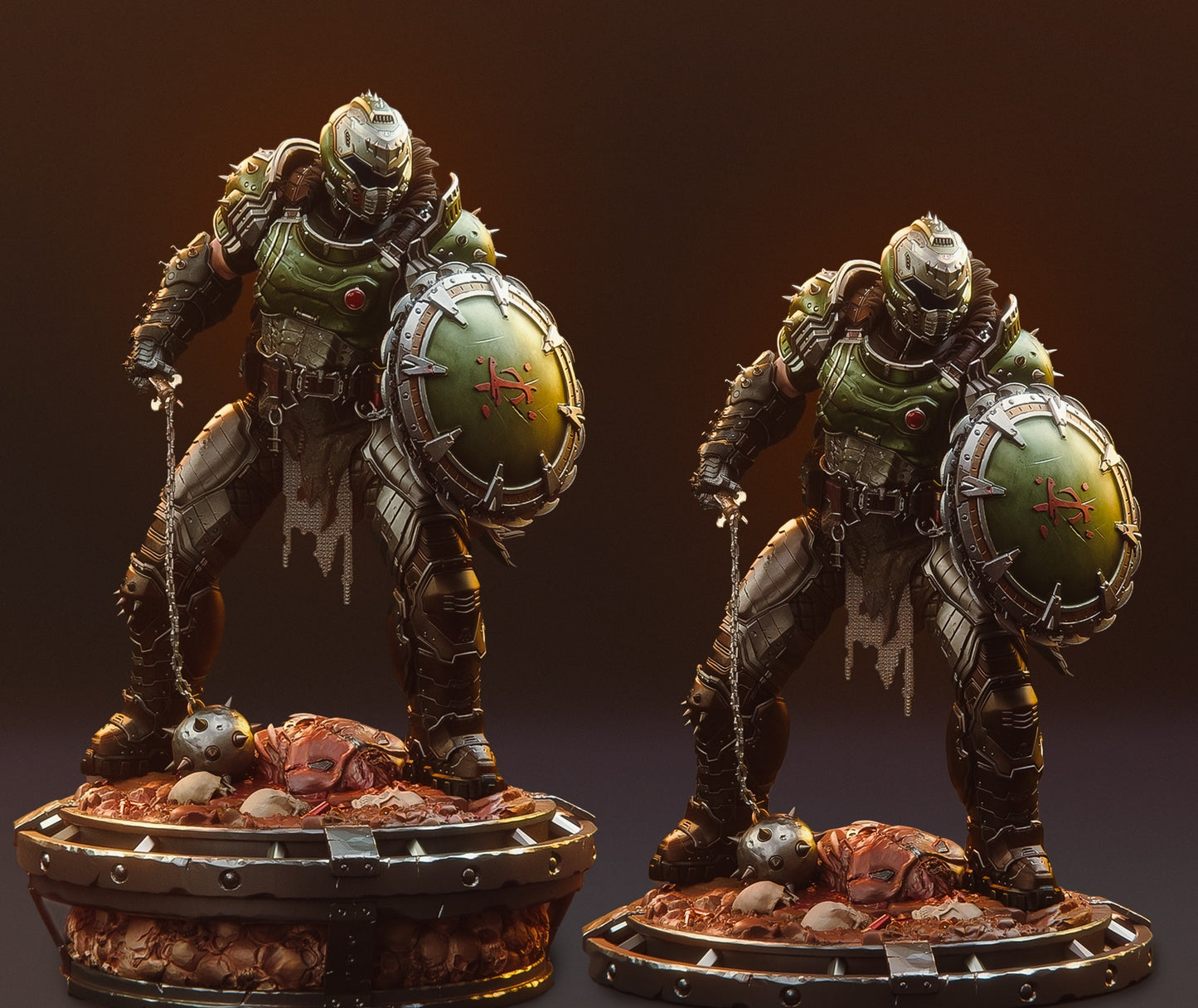 Doom Slayer – Epic 3D Printable Statue | Hell-Conquering Warrior in Exquisite Detail