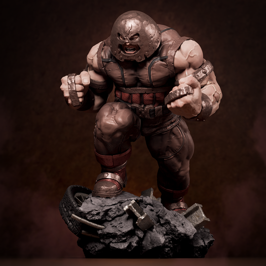 Juggernaut (Marvel Comics) 3D Print File: Unstoppable Force STL - 1:9 & 1:6 Scale Options - Ready-to-Print, Split, Pre-Supported