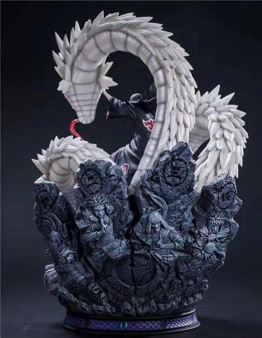 Orochimaru – White Serpent Summon Diorama – Naruto STL 3D Print Files