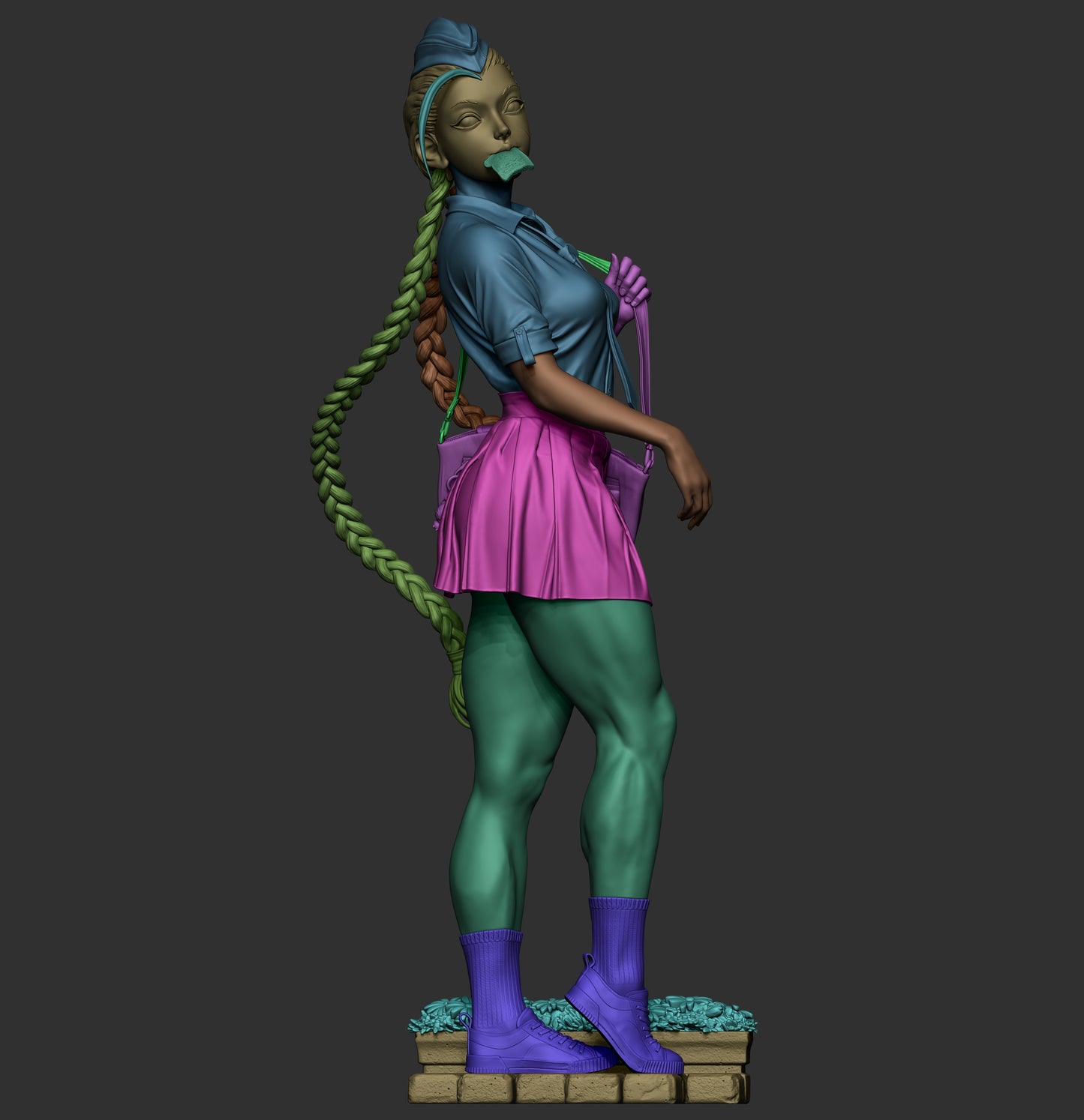 Cammy – Street Fighter Inspired STL Figure | 1/6 & 1/9 Scale | Split, Pre-Supported & Uncut Versions