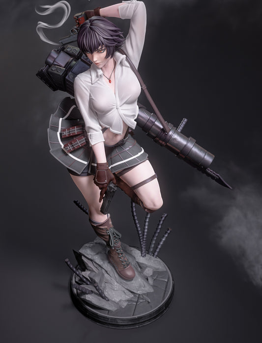 Lady (Devil May Cry 3) 3D Print Model - Pre-Supported & Uncut STL/LYS
