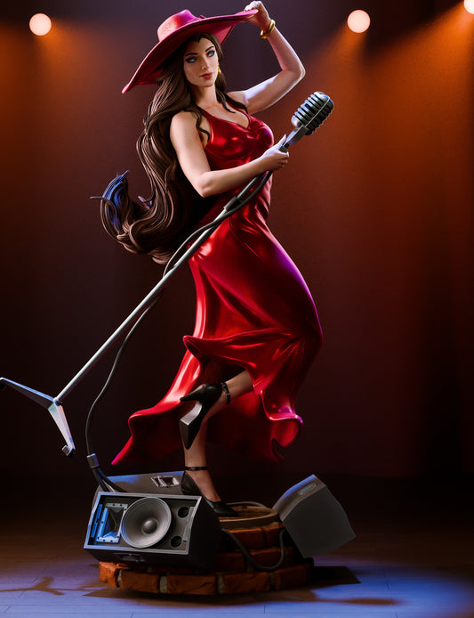 Pauline 3D STL File | Stylized Character 3D Print Model | 1/8 Scale Pre-Supported