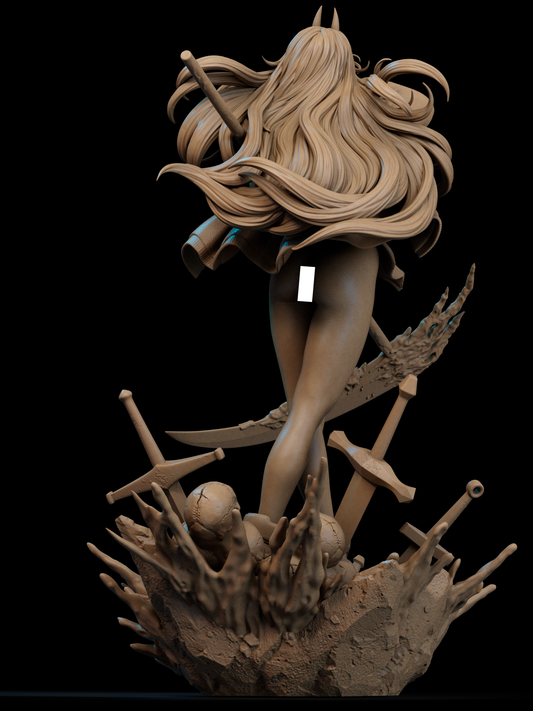 NSFW | Power STL File – Chainsaw Man | Blood Fiend | 3D Printable Model