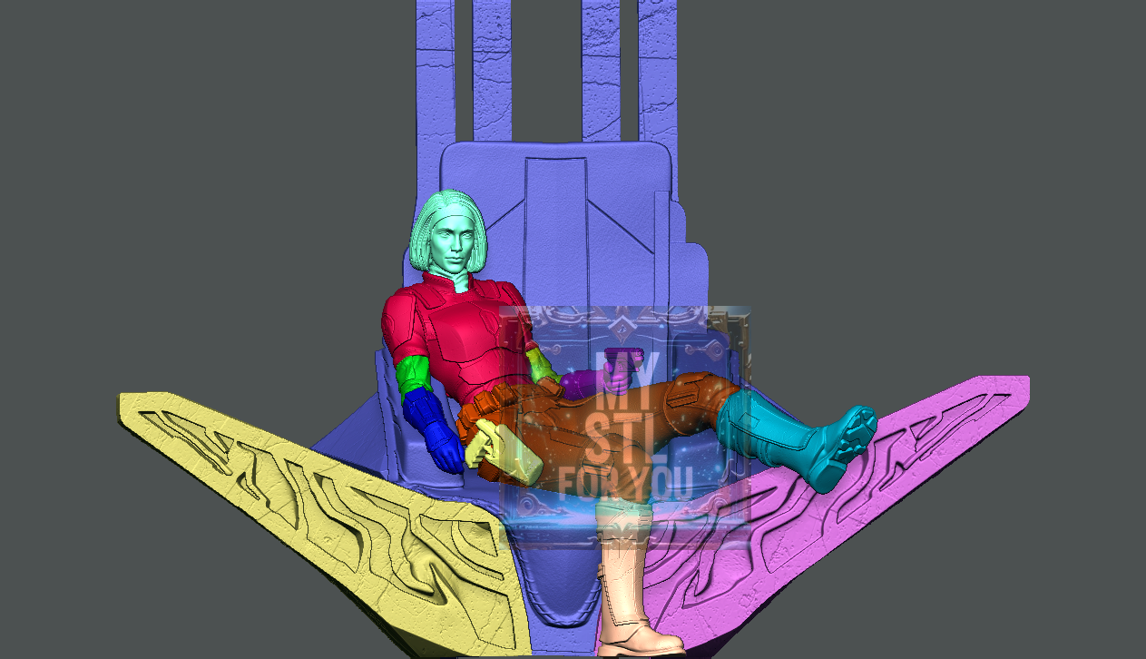 Bo‑Katan STL – Mandalorian Throne Statue Files Bundle (1/12, 1/12 Pre‑Supported LYS, 1/12 Uncut, 1/9, 1/4) – Digital Download