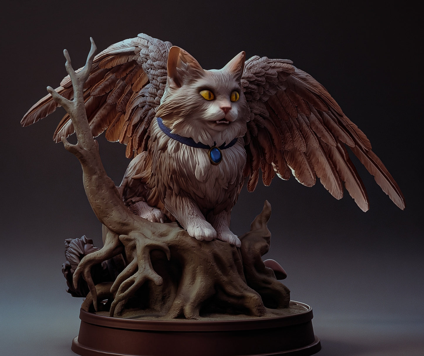 Tara (Gale's Tressym - Baldur's Gate 3) 3D Print Model - Pre-Supported & Uncut STL/LYS