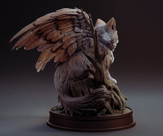 Tara (Gale's Tressym - Baldur's Gate 3) 3D Print Model - Pre-Supported & Uncut STL/LYS