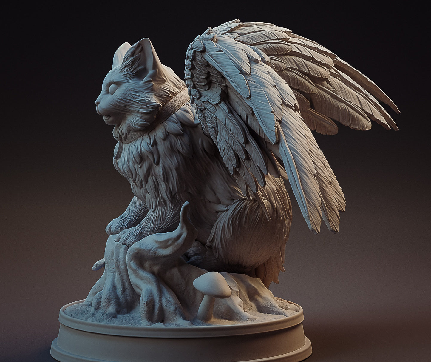 Tara (Gale's Tressym - Baldur's Gate 3) 3D Print Model - Pre-Supported & Uncut STL/LYS