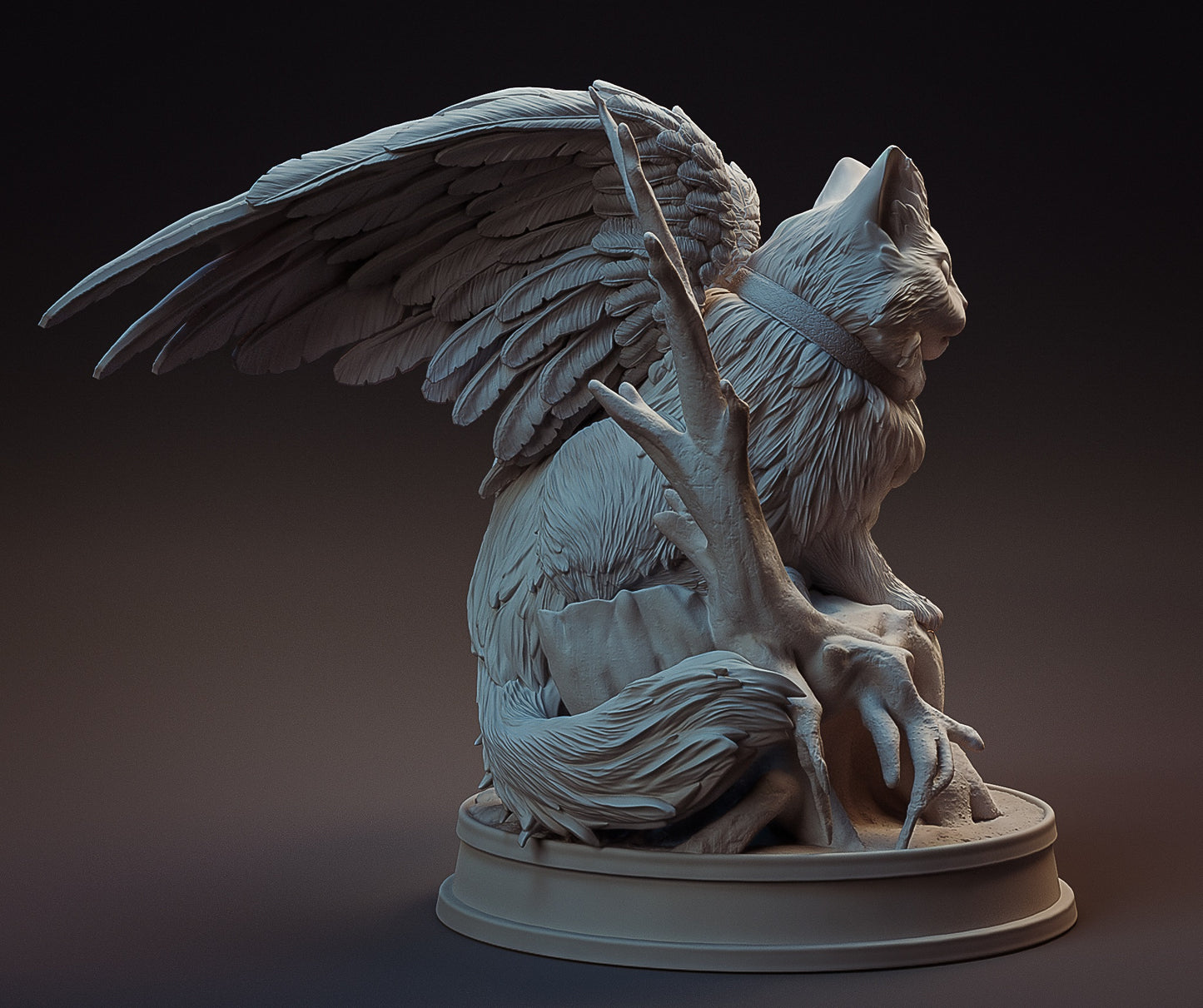 Tara (Gale's Tressym - Baldur's Gate 3) 3D Print Model - Pre-Supported & Uncut STL/LYS