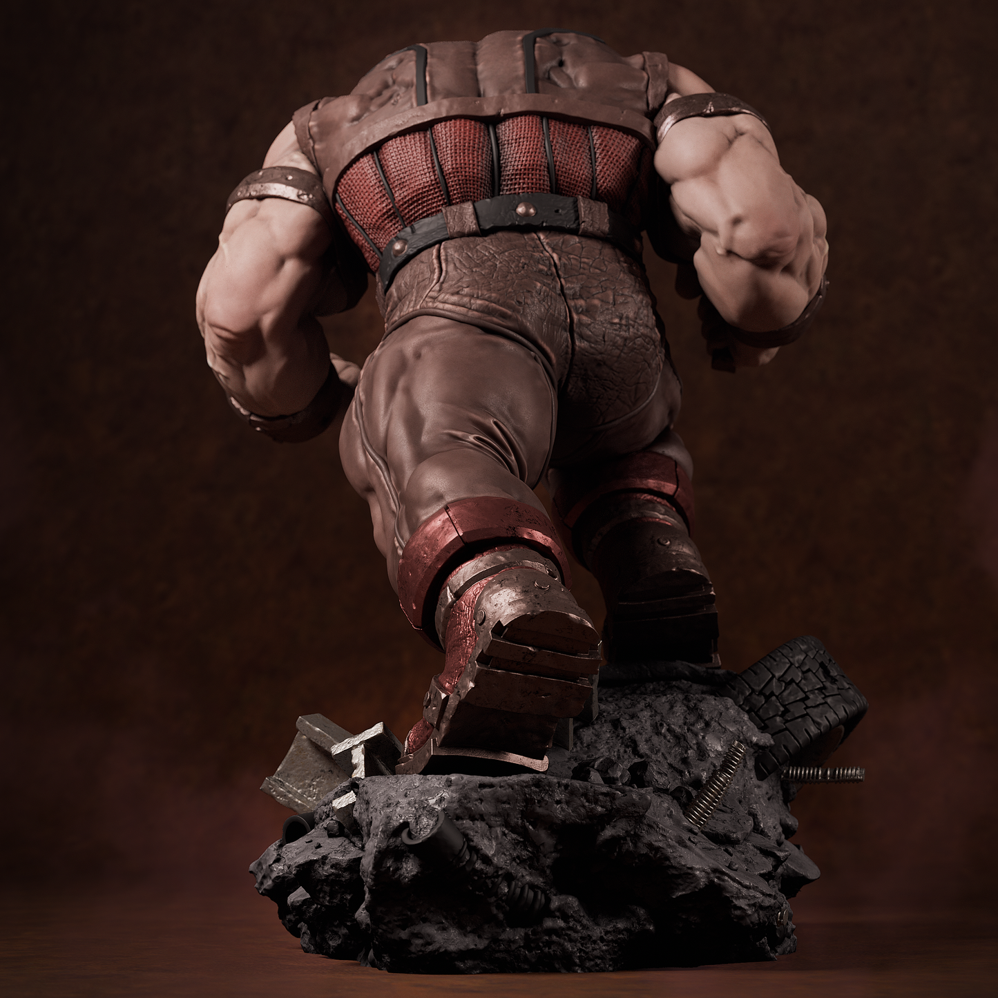 Juggernaut (Marvel Comics) 3D Print File: Unstoppable Force STL - 1:9 & 1:6 Scale Options - Ready-to-Print, Split, Pre-Supported