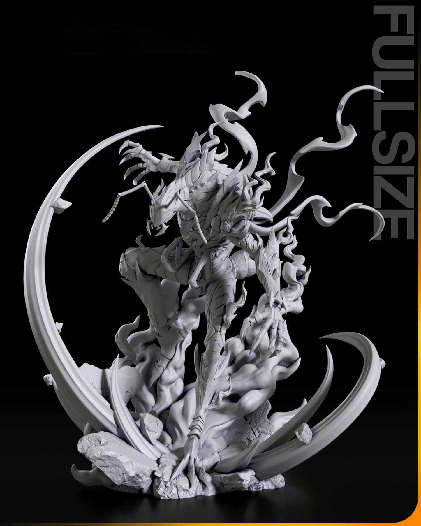 Shadow Beru – Solo Leveling STL Figure | Multiple Sizes & Versions Included