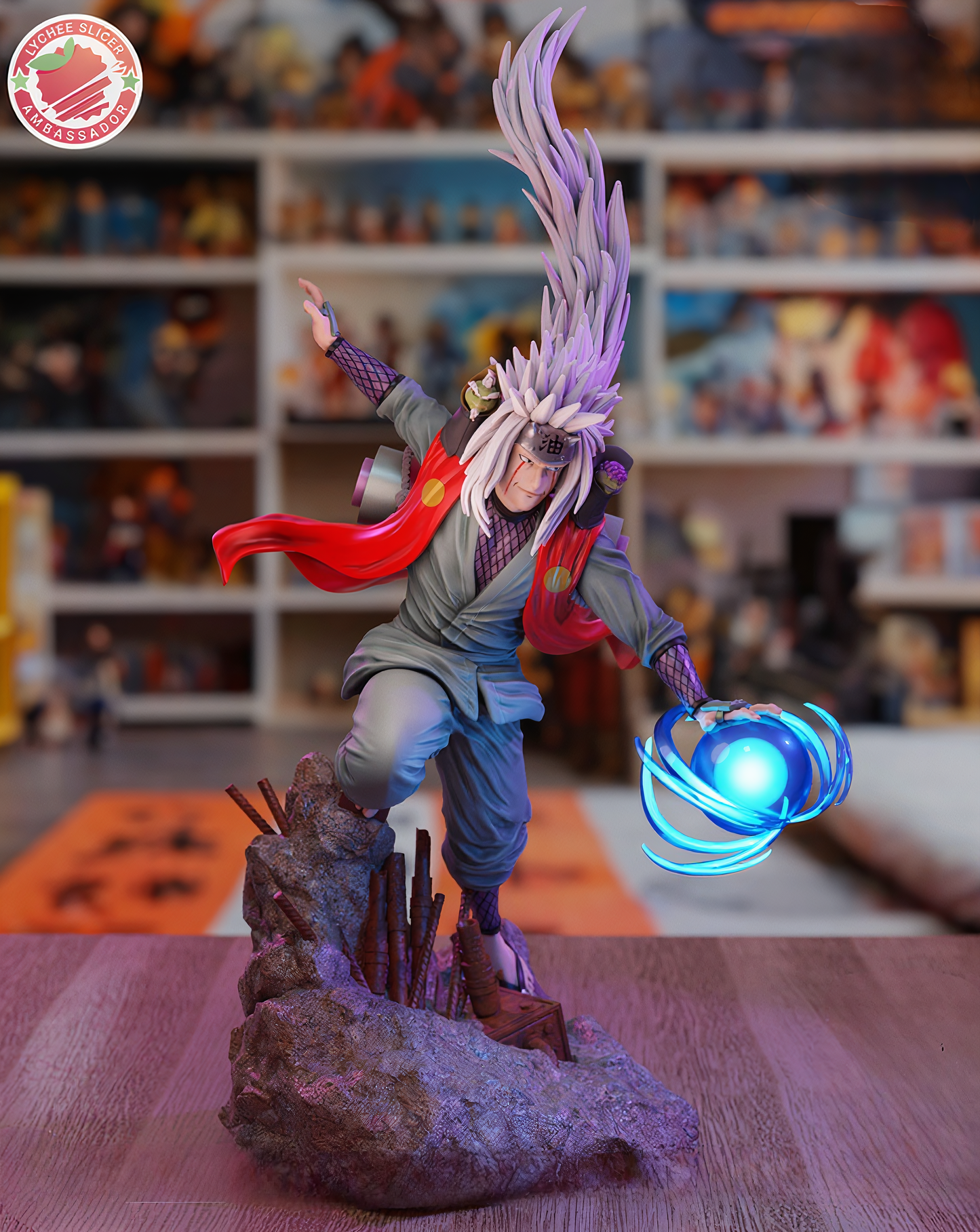 🕶️ Summon the Legend: 3D Printable STL File of Jiraiya – The Toad Sage Rises in Battle-Ready Detail!