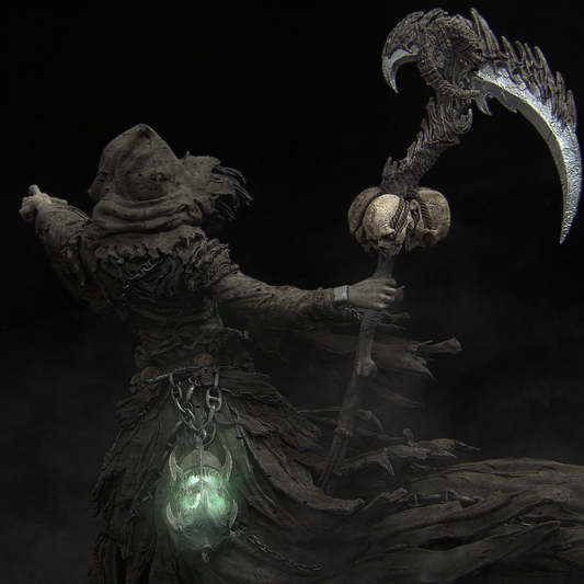 ☠️ Grim Reaper 3D Printable STL File – Dark Fantasy Death Figure for Printing