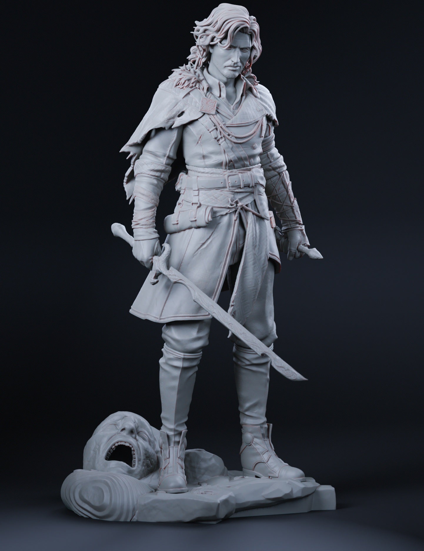 Verso 3D STL File | Clair Obscur : Expedition 33 3D Print Model | 1/8 Scale Pre-Supported Figure