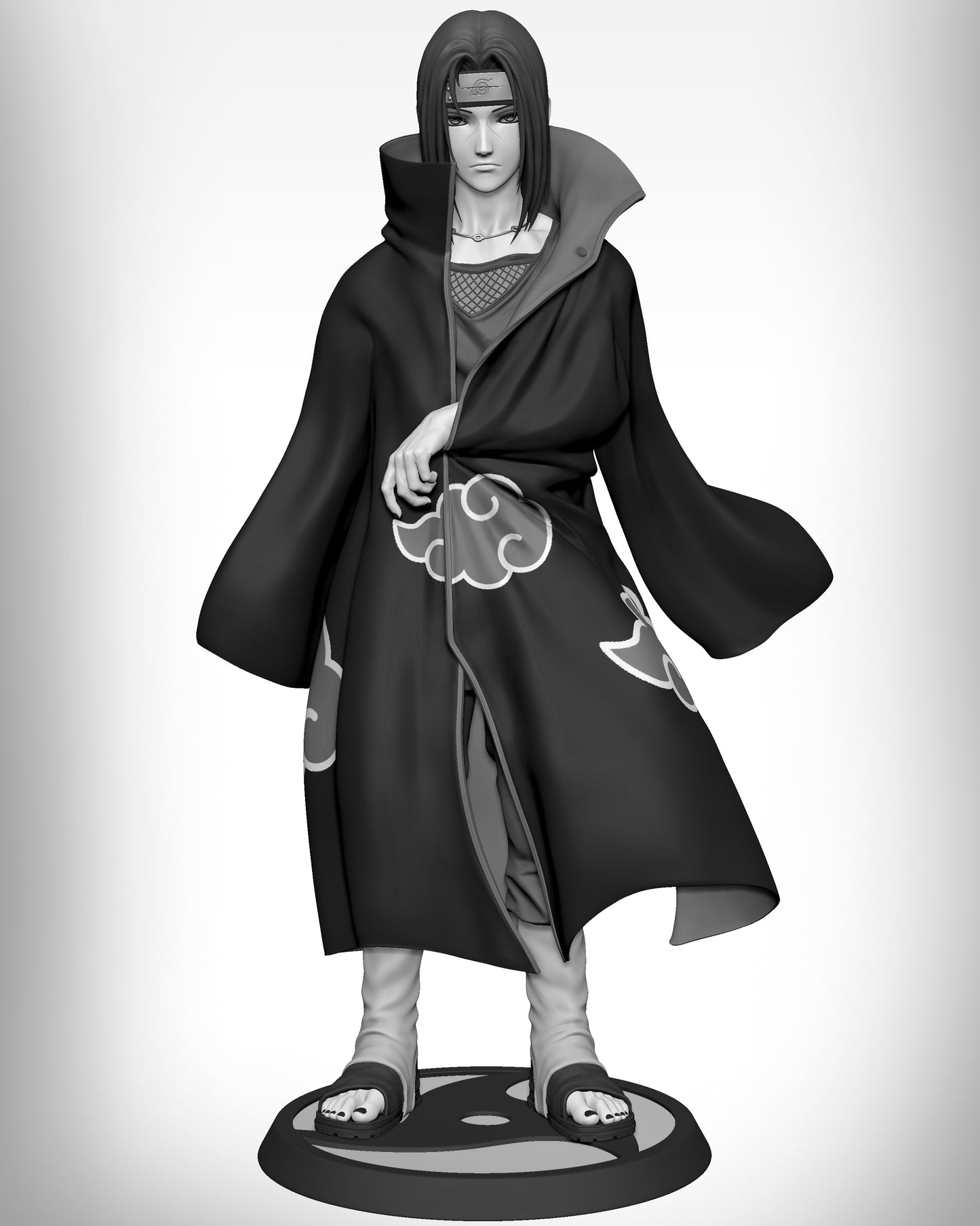 Itachi Uchiha – Anime 3D STL Statue | 1/6 Split, 1/6 Pre-Supported, 1/9 Split & 1/9 Uncut