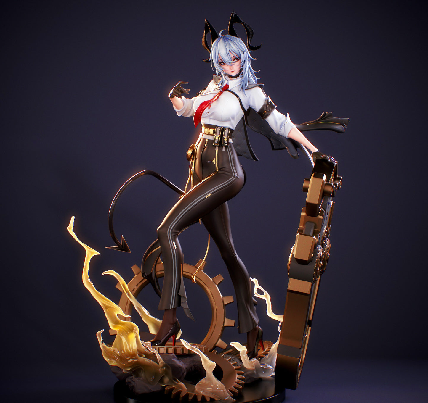 Zani V1 – 1/7 Scale Demon Girl STL Figure for 3D Printing (Digital Product)