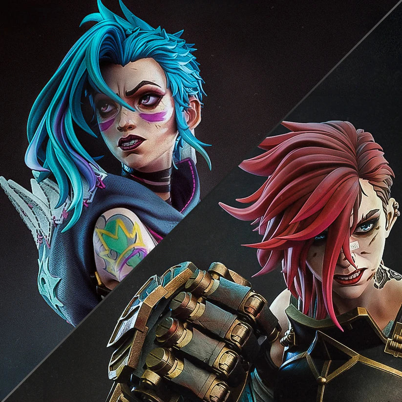 PreSupport-Vi Arcane League of Legends 3D Print File - Piltover Enforcer STL
