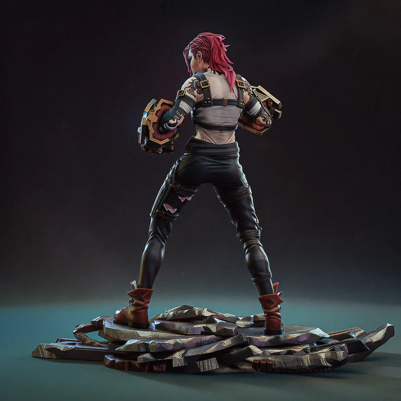 PreSupport-Vi Arcane League of Legends 3D Print File - Piltover Enforcer STL