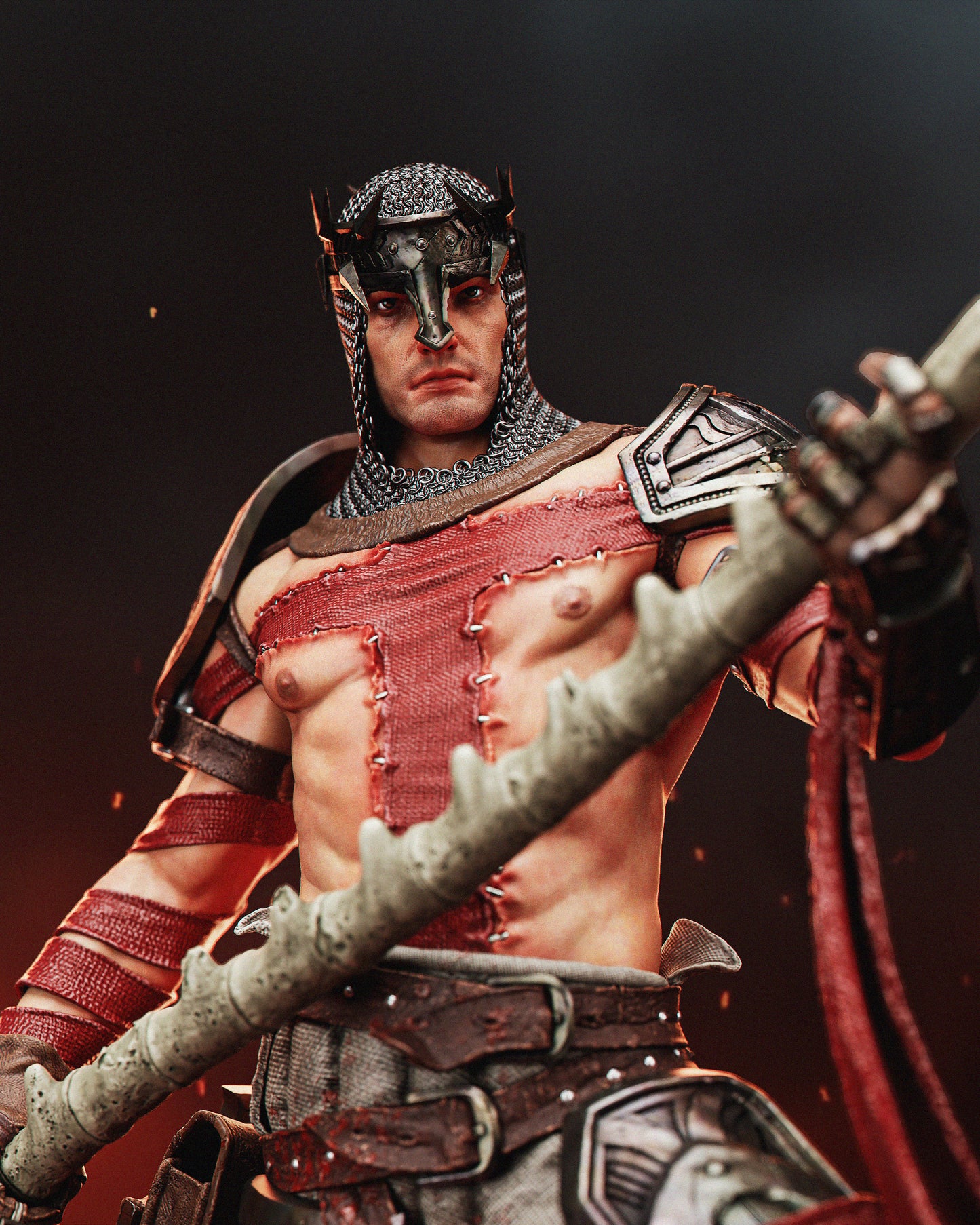 Dante Inferno – Dark Fantasy 3D STL Figure | 1/6 Split, 1/6 Pre-Supported, 1/9 Split & 1/9 Uncut
