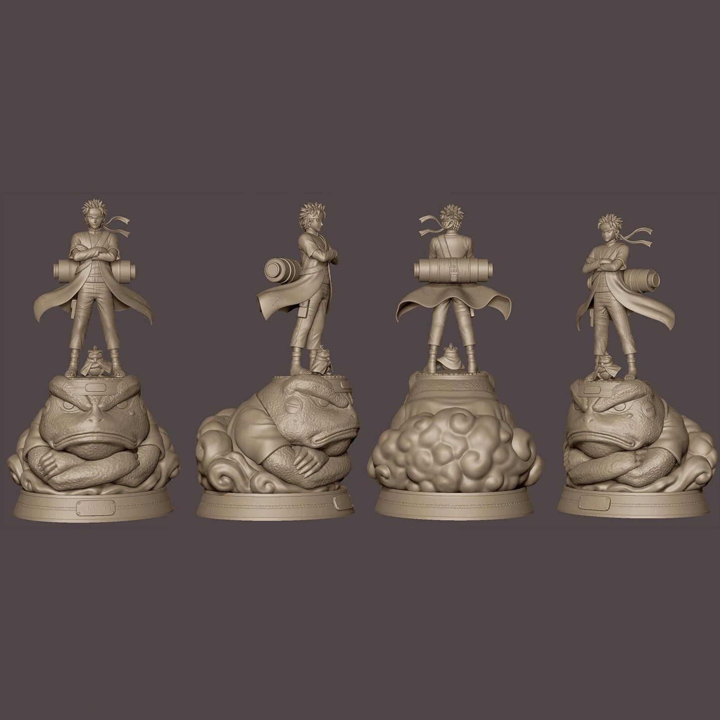 Naruto Sage Mode – Summoning Toad Diorama STL 3D Print Files