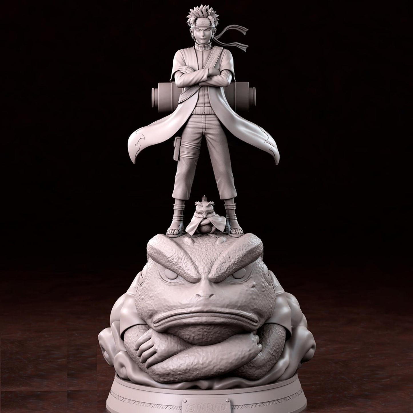 Naruto Sage Mode – Summoning Toad Diorama STL 3D Print Files