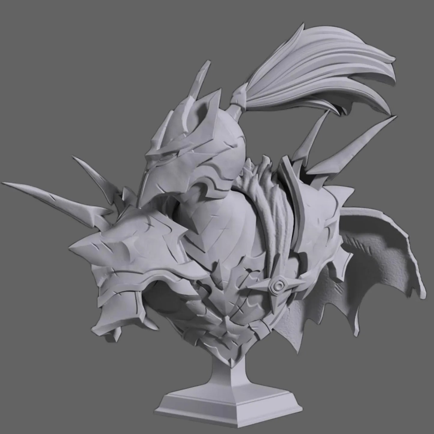 Sung Jin-Woo vs Blood Knight – Solo Leveling – Diorama STL 3D Print Files Pre-Supported + Bust