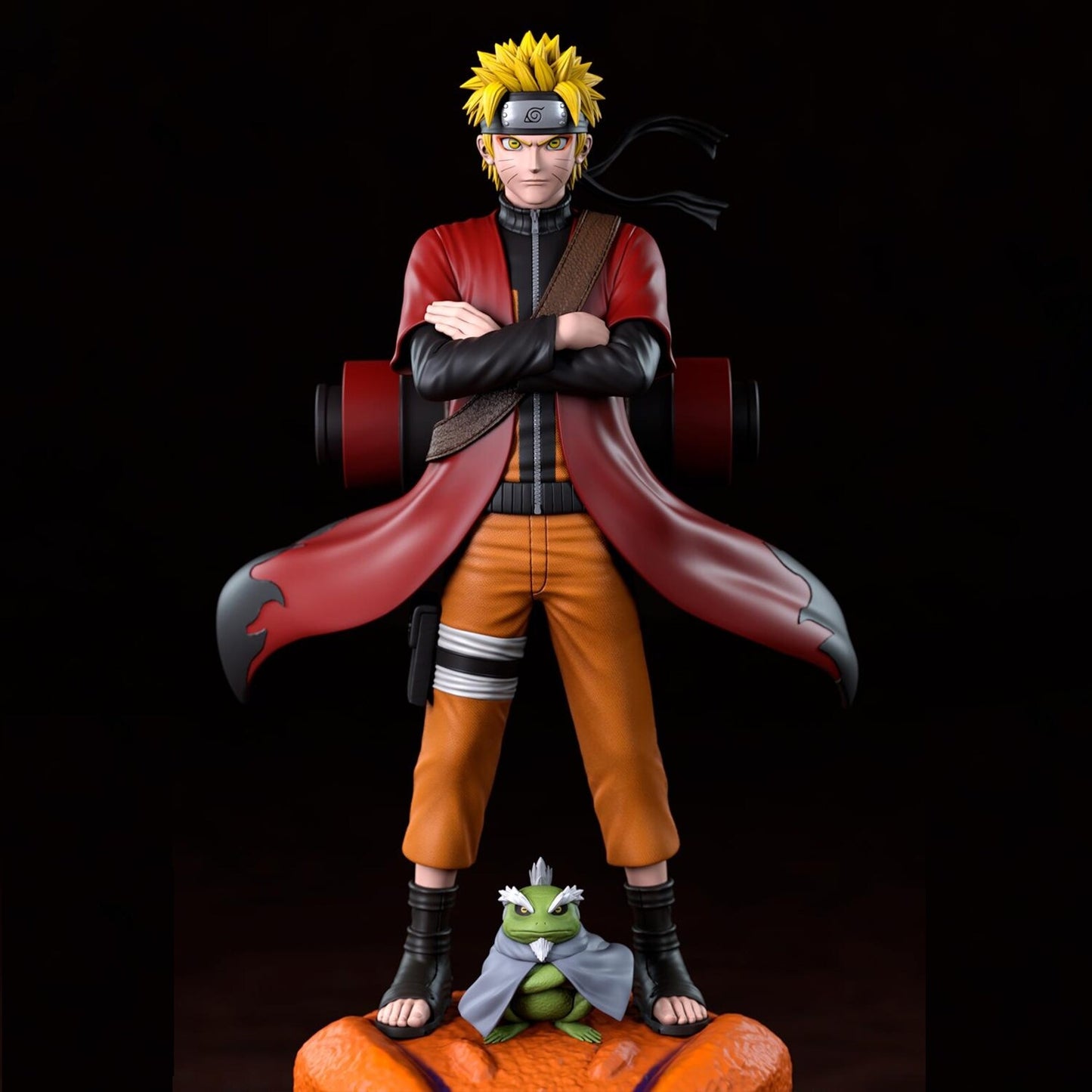 Naruto Sage Mode – Summoning Toad Diorama STL 3D Print Files