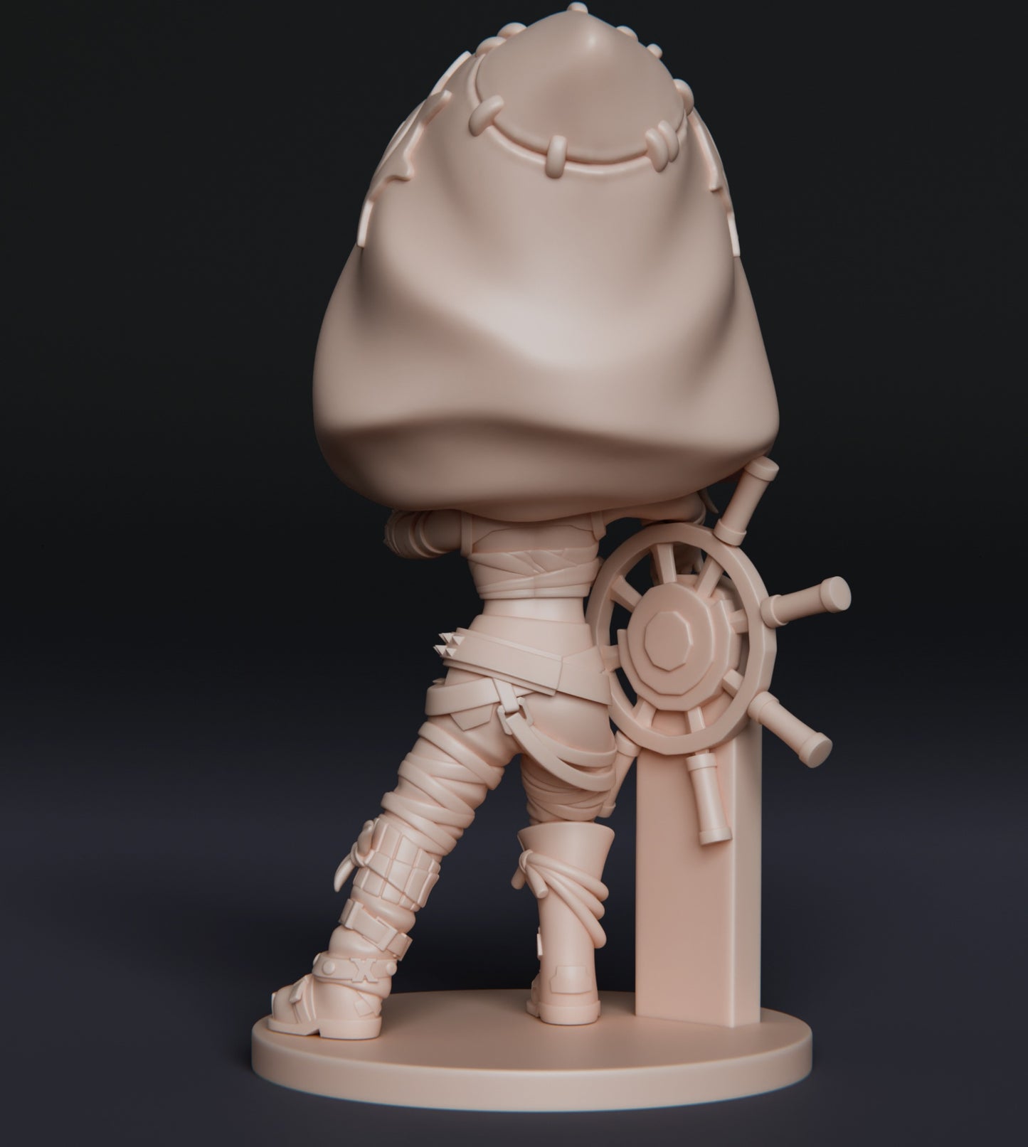 Free! Jinx Chibi (Arcane) 3D Print Model - Pre-Supported & Uncut STL/LYS