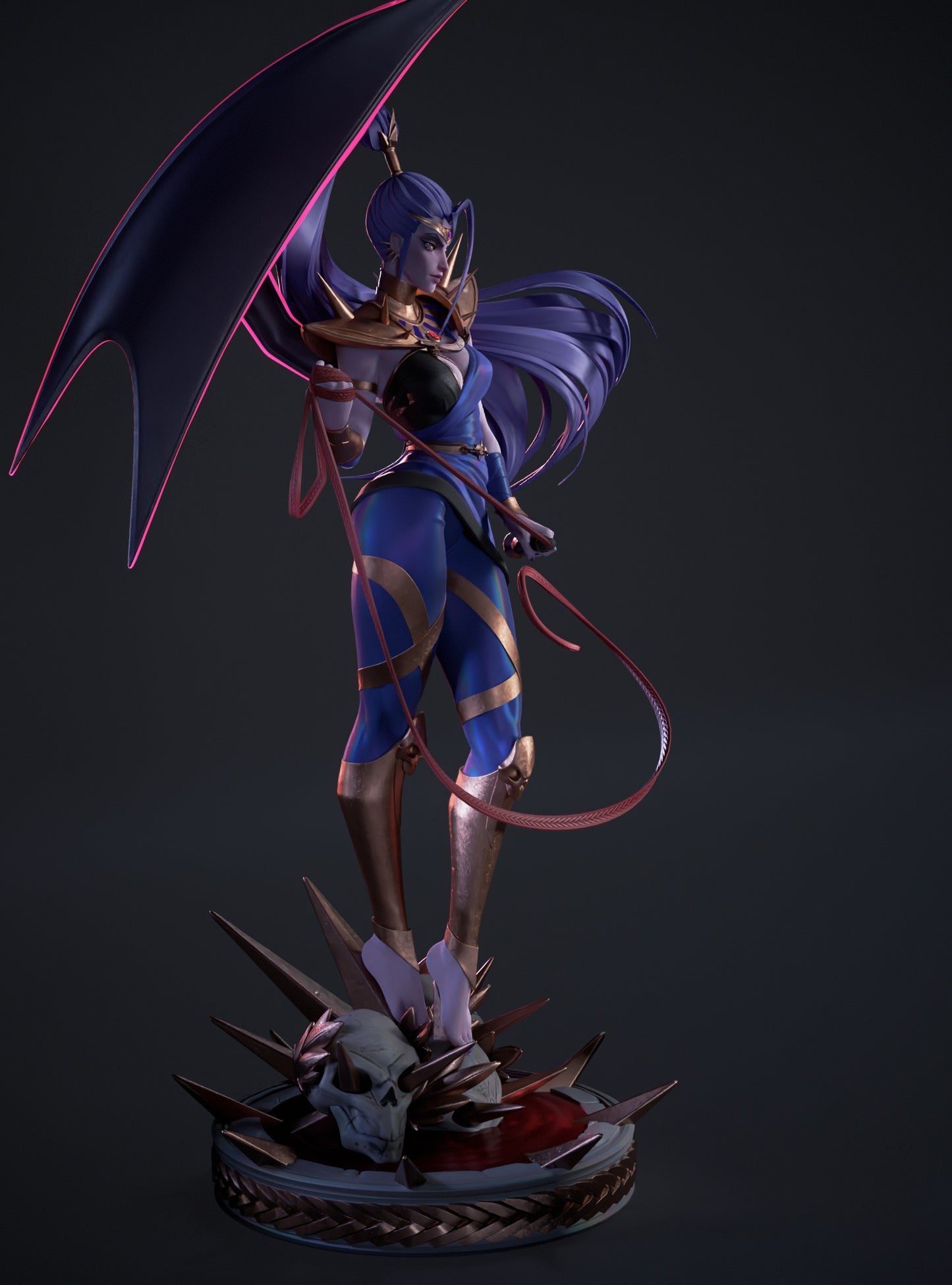 Megaera (Hades) 3D Print Model - Fierce Fury STL/LYS - Pre-Supported & Uncut Files