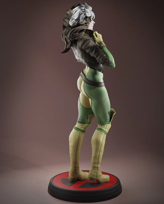Rogue (X-Men) 3D Print File: Power-Absorbing Mutant STL - 1:4, 1:6, 1:9, 1:12 Scale Options - Pre-Supported & Uncut - Dynamic Digital Collectible