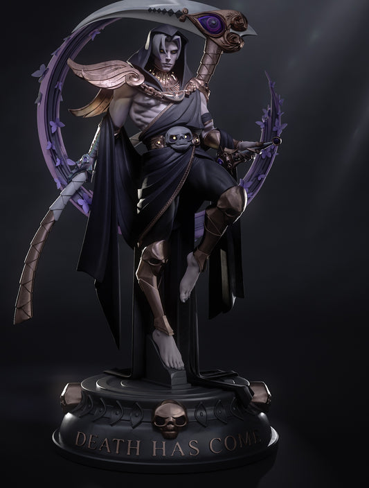 Thanatos STL File | Hades Game 3D Print Model | 1/8 Scale Pre-Supported Figure