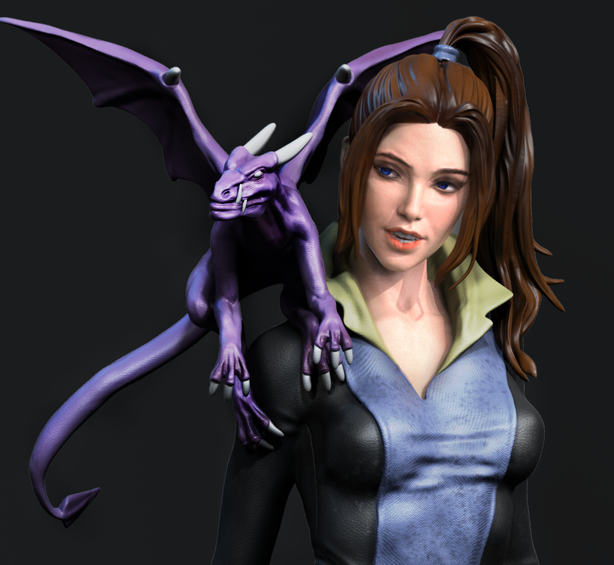 Kitty Pryde (X-Men) 3D Print File: Phasing Mutant Heroine STL - 1:4, 1:9, 1:12 Scale Options - Pre-Supported & Uncut - Dynamic Digital Collectible