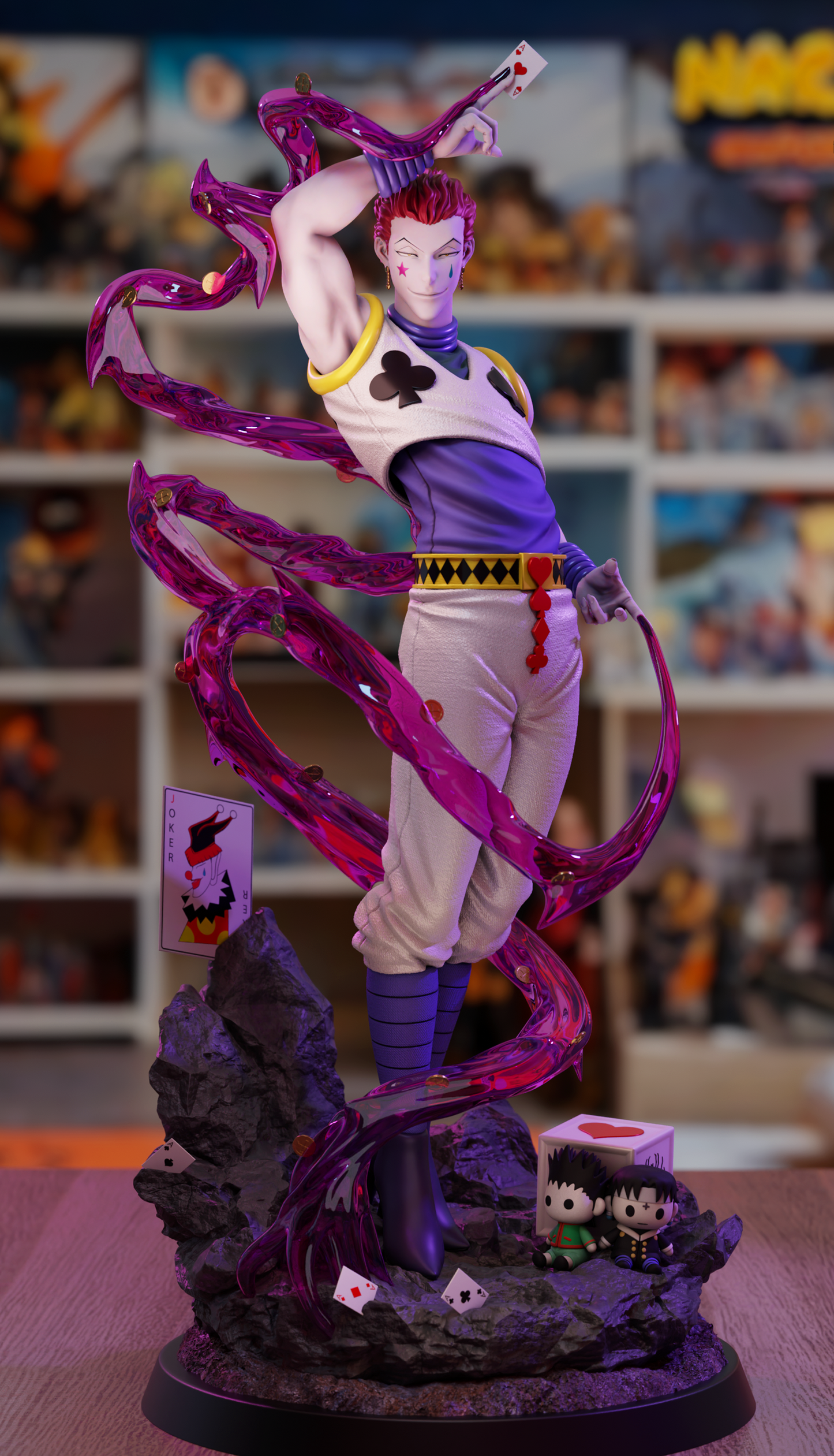 Hisoka – Hunter x Hunter Inspired | 3D Printable STL Figure
