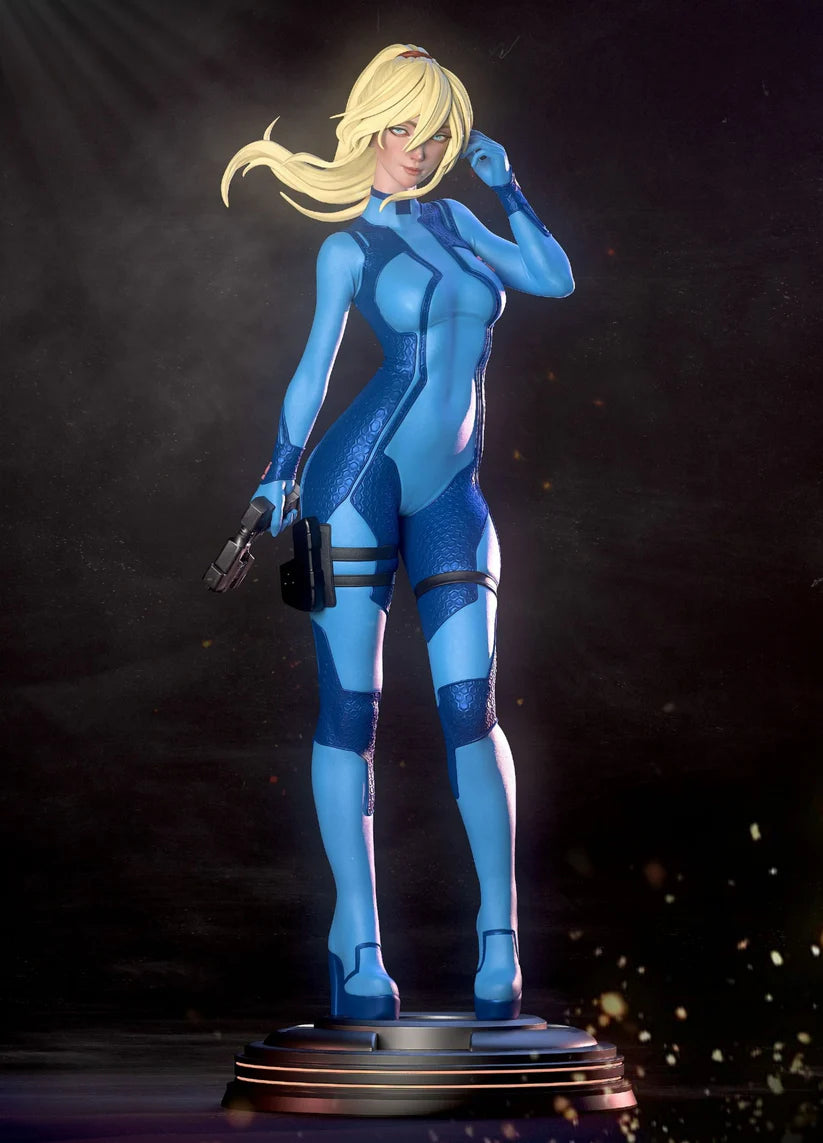 NSFW Metroid Samus Aran 1/6 Scale STL - Collectible