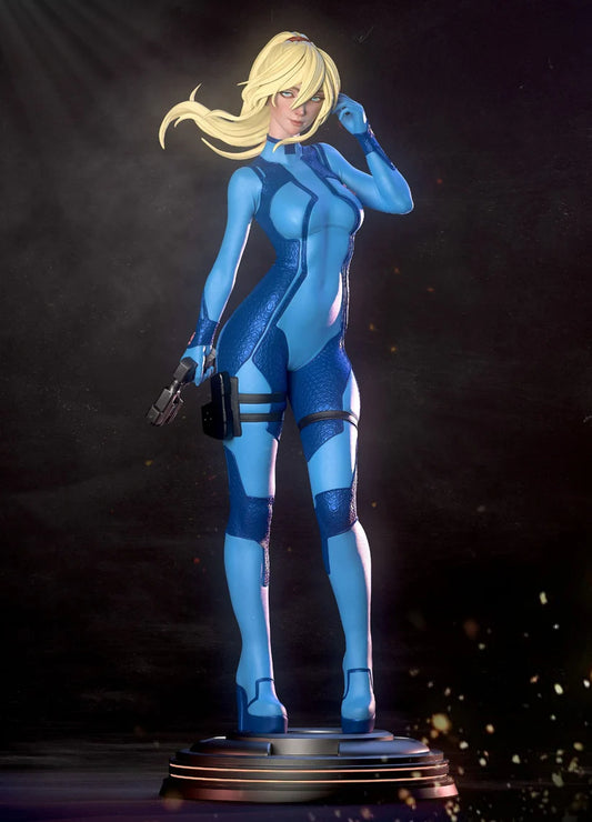 NSFW Metroid Samus Aran 1/6 Scale STL - Collectible