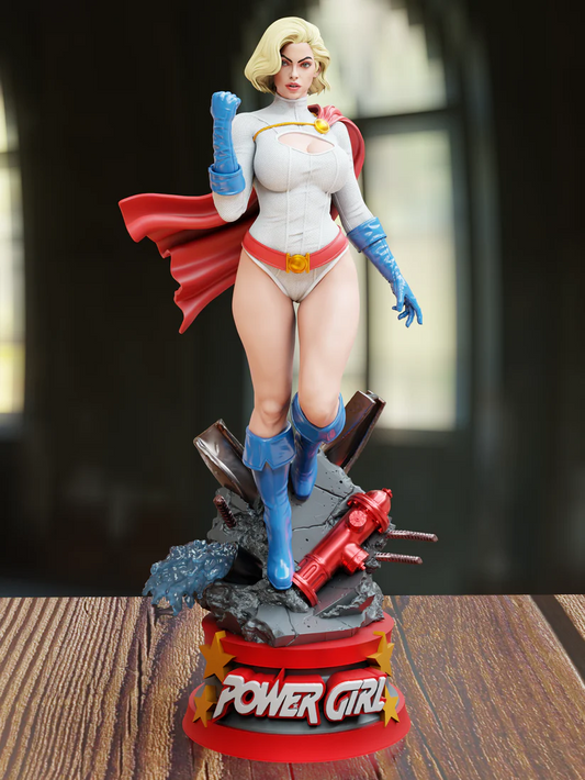 Power Girl NSFW - DC Comics STL File for 3D Printing