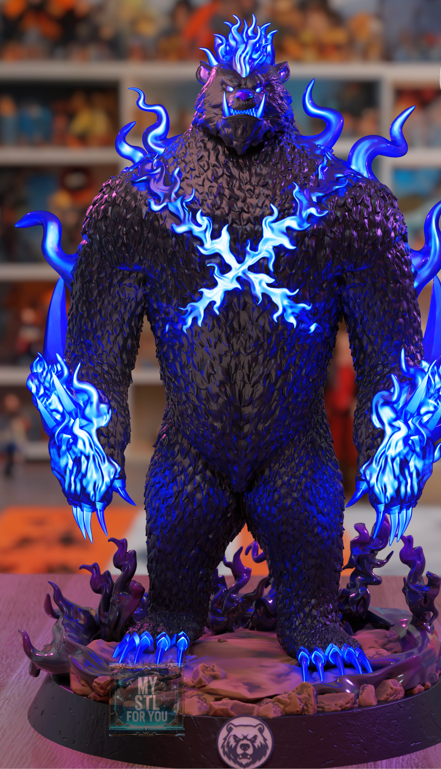 Tank (Solo Leveling) | Resin STL Statue | Pre‑Supported STL + LYS + Unsupported