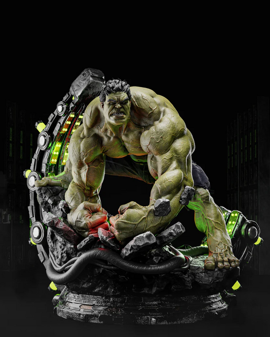 Unleash the Beast: Hulk STL Model in Full Rage 1-6 FORMAT