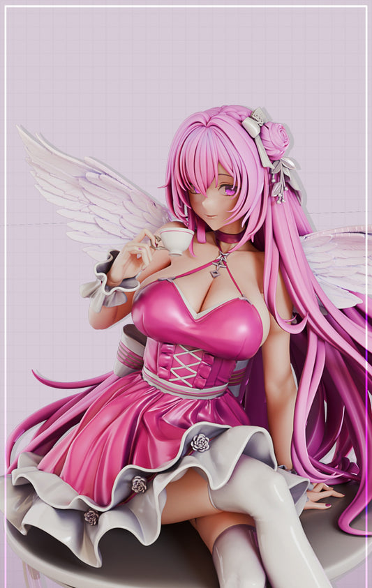 Dorothy (Pink Angelic Tea Party) 1/7 Scale 3D Print Model - Pre-Supported & Unsupported STL/LYS