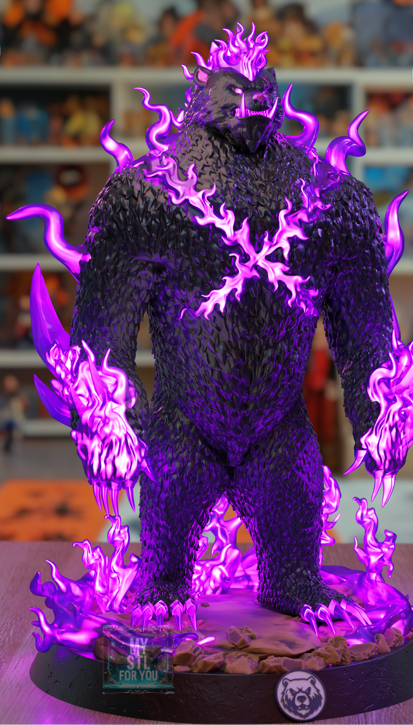 Tank (Solo Leveling) | Resin STL Statue | Pre‑Supported STL + LYS + Unsupported