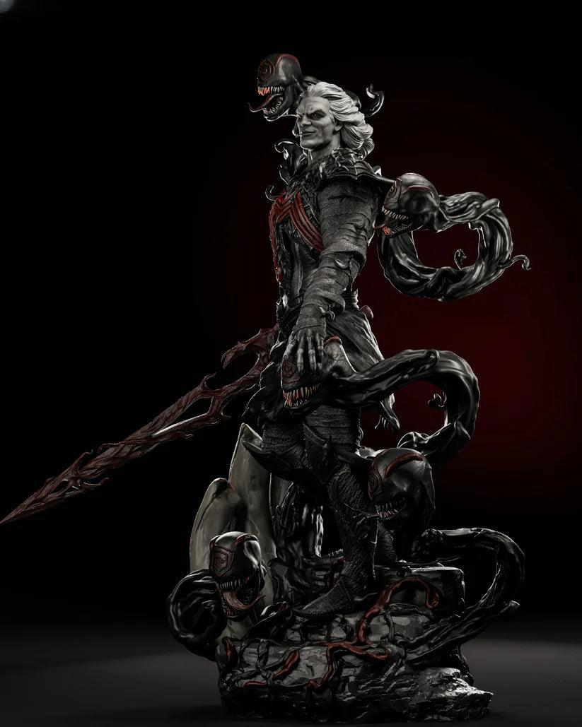 Knull: The God of the Symbiotes STL Model - Unleash the King in Black! 1-6 and knull bust