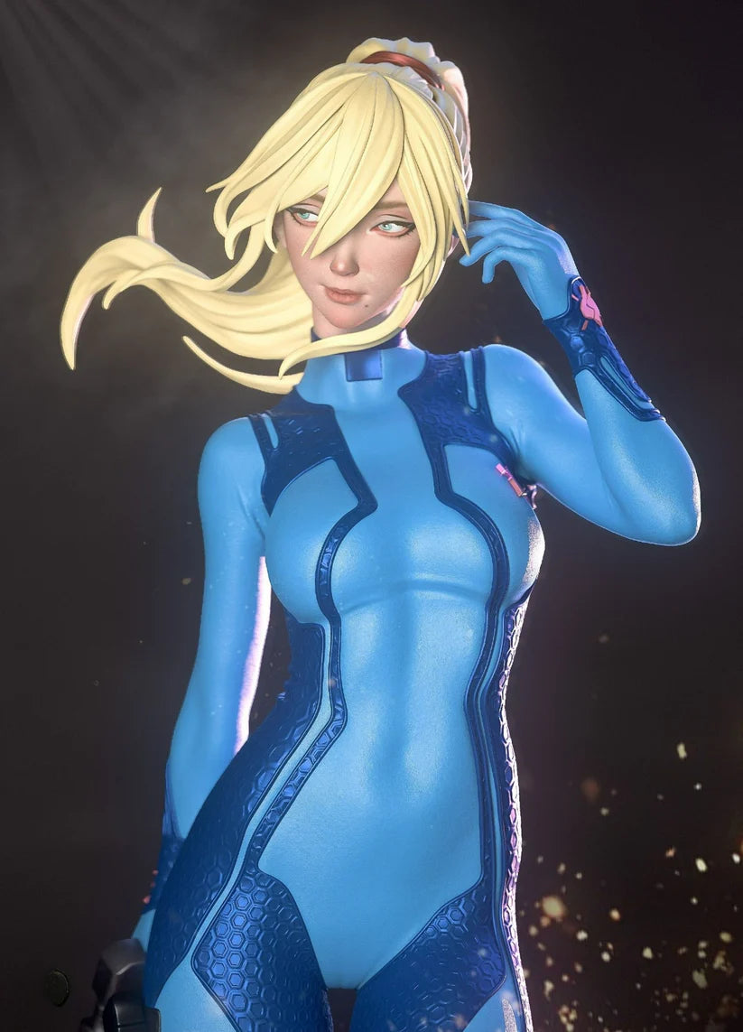 NSFW Metroid Samus Aran 1/6 Scale STL - Collectible