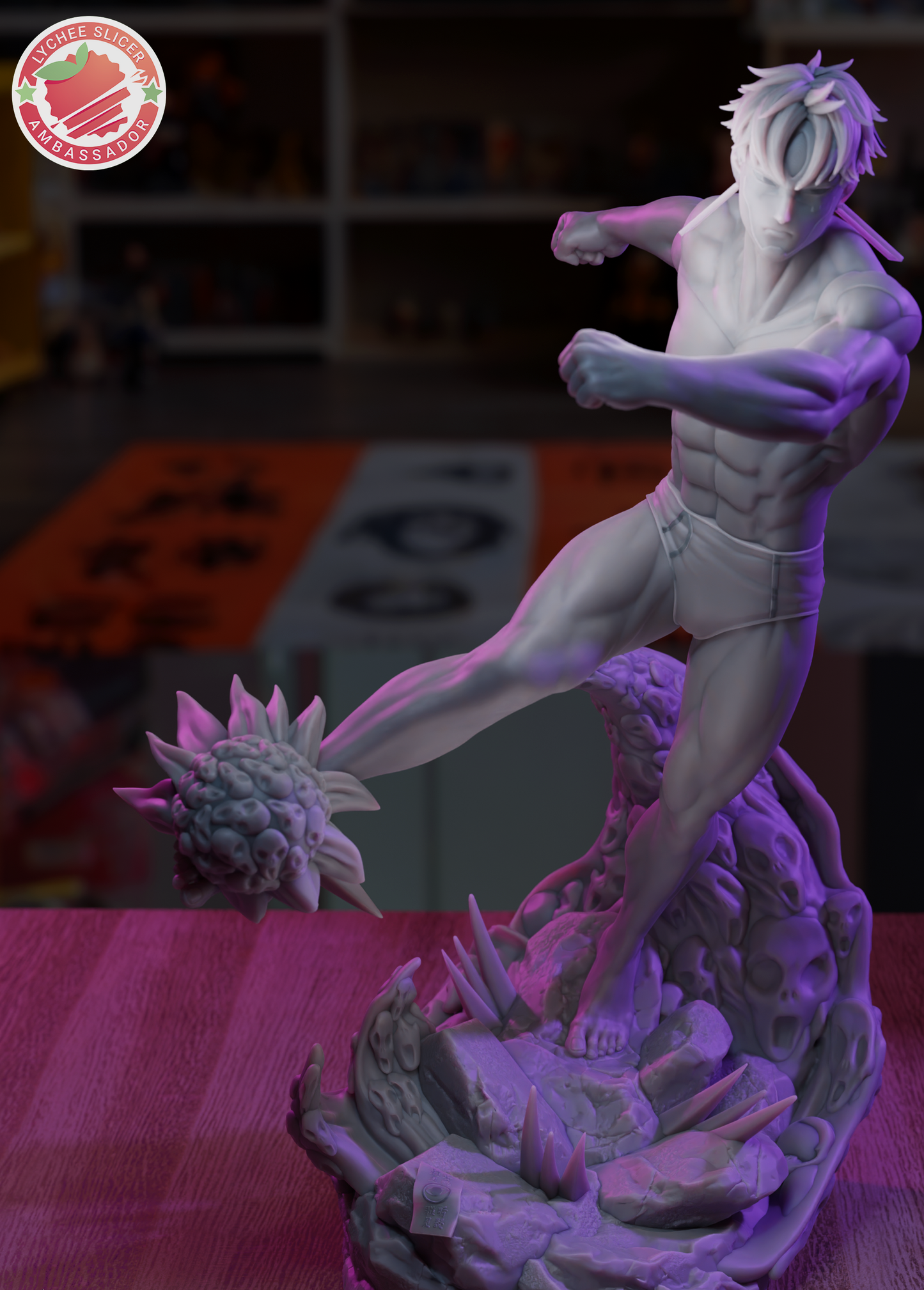 Jihi Evil Eye – Dandadan – STL 3D Print Files Pre-Supported + Lychee Scene