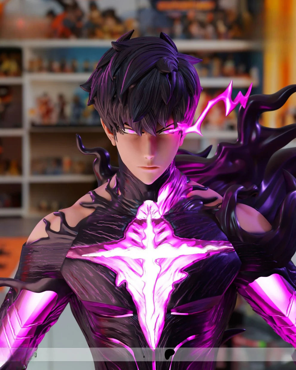 Sung Jin-Woo Solo Leveling 3D Model - Shadow Monarch Daggers & Sword (Digital Download)