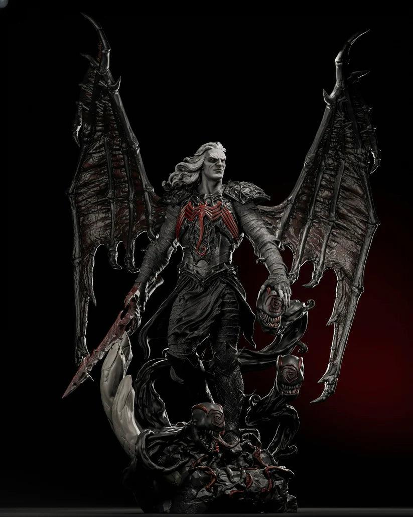 Knull: The God of the Symbiotes STL Model - Unleash the King in Black! 1-6 and knull bust