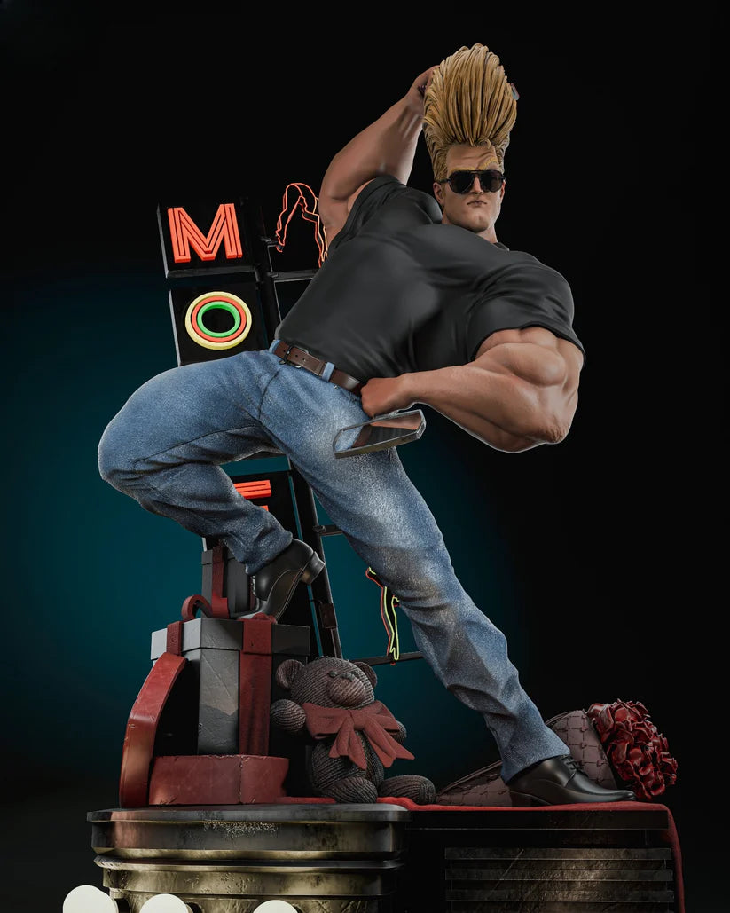 Johnny Bravo STL Model: The Iconic Cartoon Hero in 3D Printing