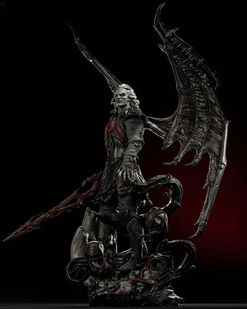 Knull: The God of the Symbiotes STL Model - Unleash the King in Black! 1-6 and knull bust