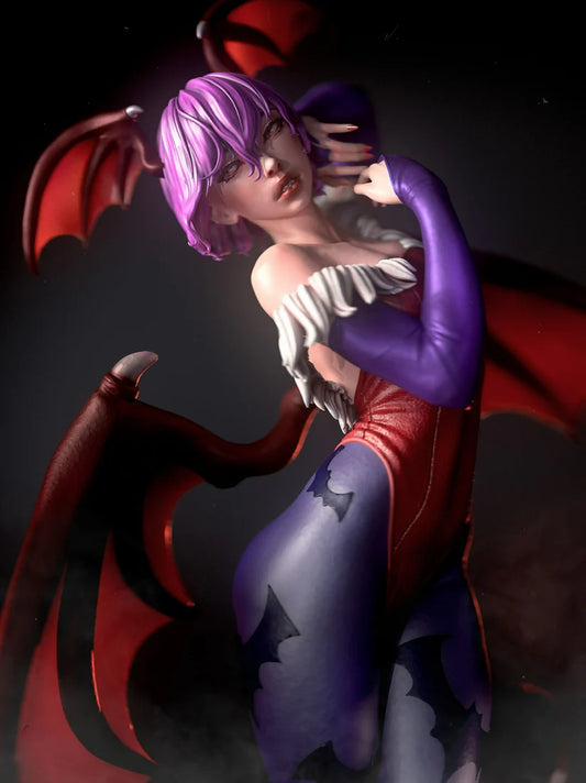 NSFW Pre-support Lilith Aensland 1:6 STL - Darkstalkers 3D Print